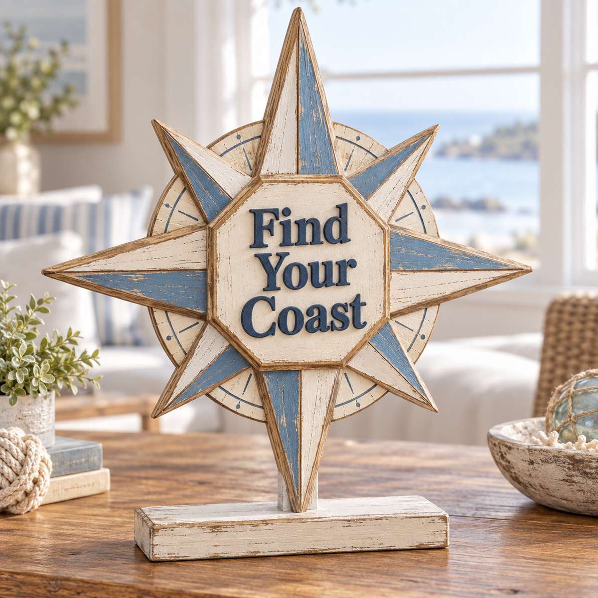 Find Your Coast coastal wood decor