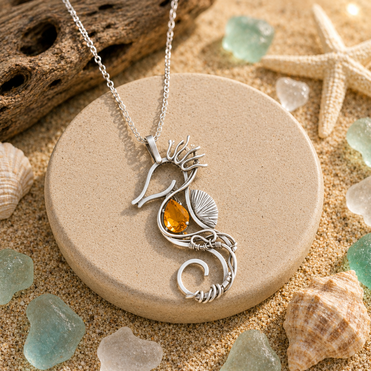 Elegant Seahorse Necklace