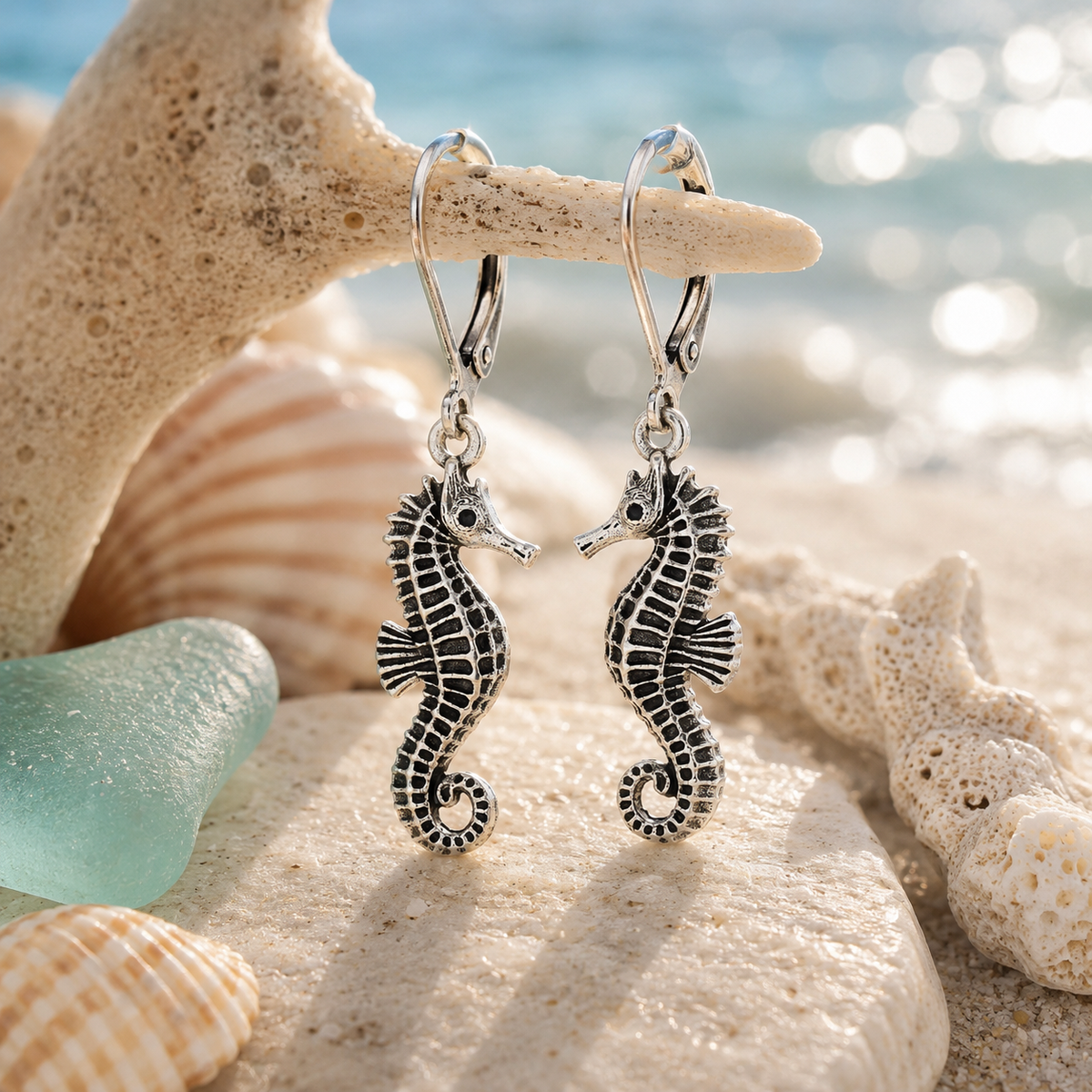 Seahorse Beach Earrings