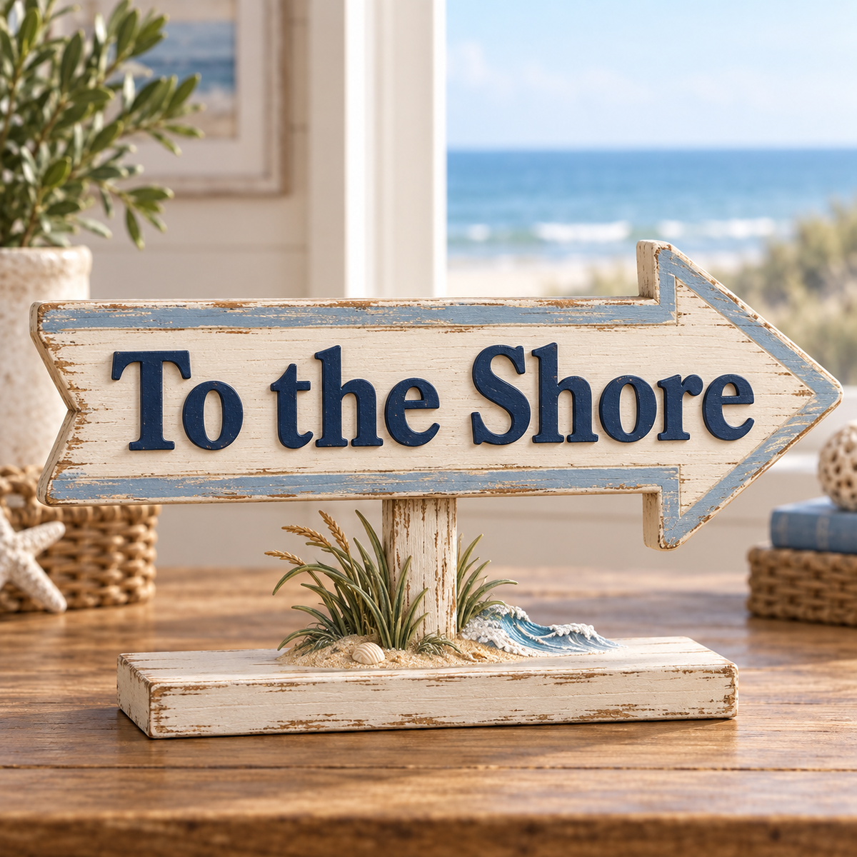 To the Shore coastal wood decor