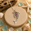 Breaching Dolphin Necklace
