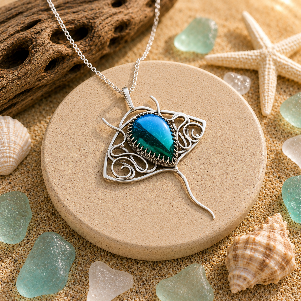 Manta Ray Necklace