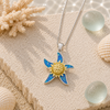 Sunflower Starfish Necklace